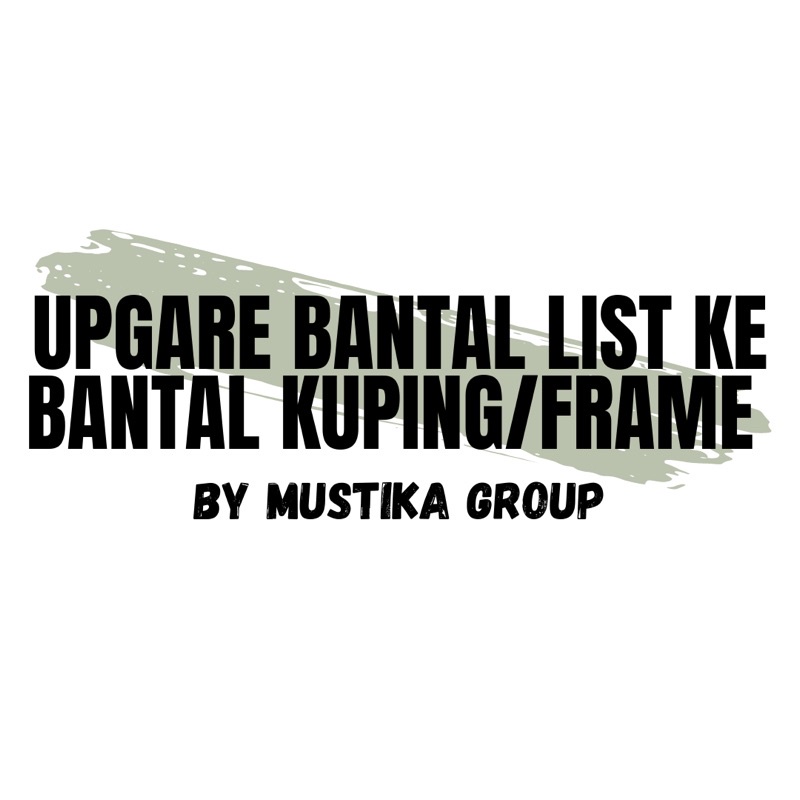 upgrade bantal list ke kuping