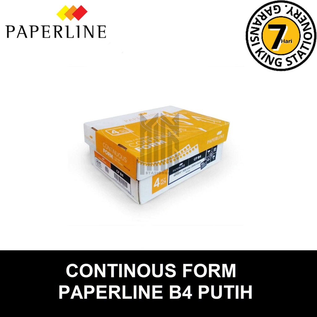 

CONTINOUS FORM PAPERLINE B4 PUTIH NCR