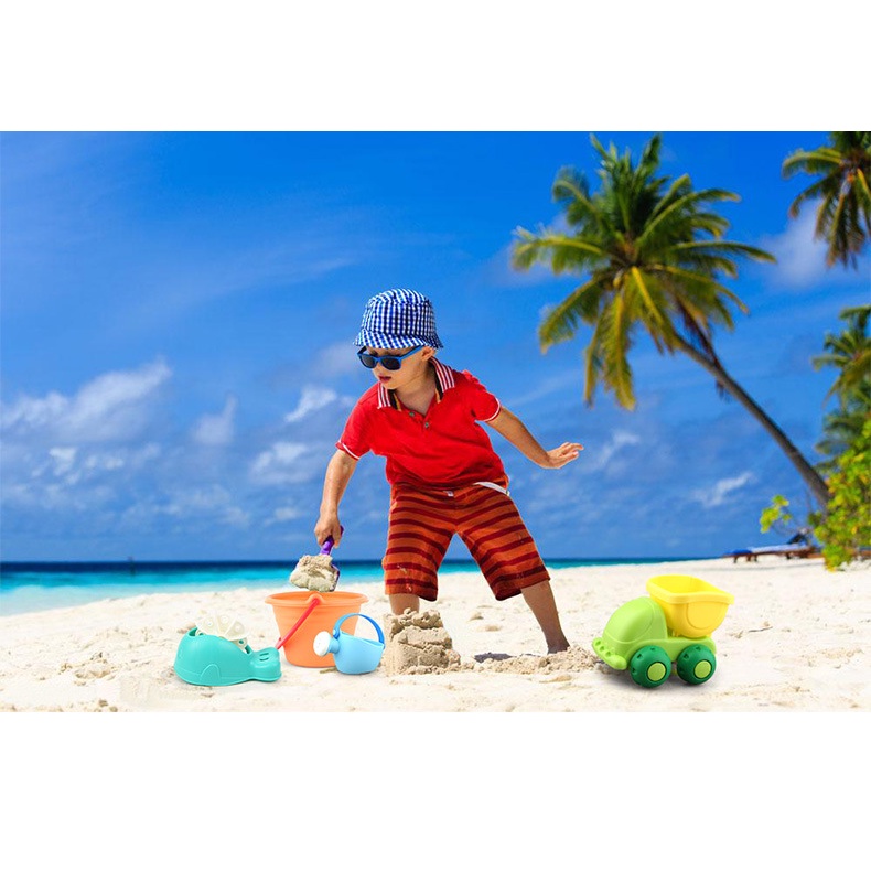 Beach Toys Ukuran SML Mainan Pantai Anak Mainan Cetakan Pasir Mainan Pasir Anak Beach Set Mainan Ember Pasir Pantai