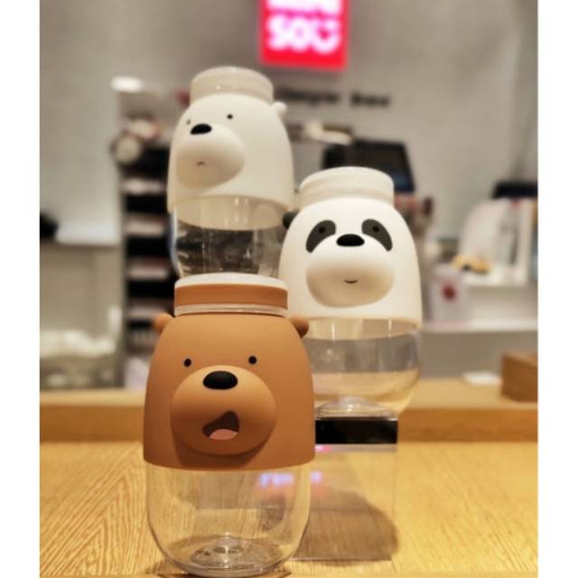 MINISO ORIGINAL | WE BARE BEARS | TRITAN WATER BOTTLE 380ml