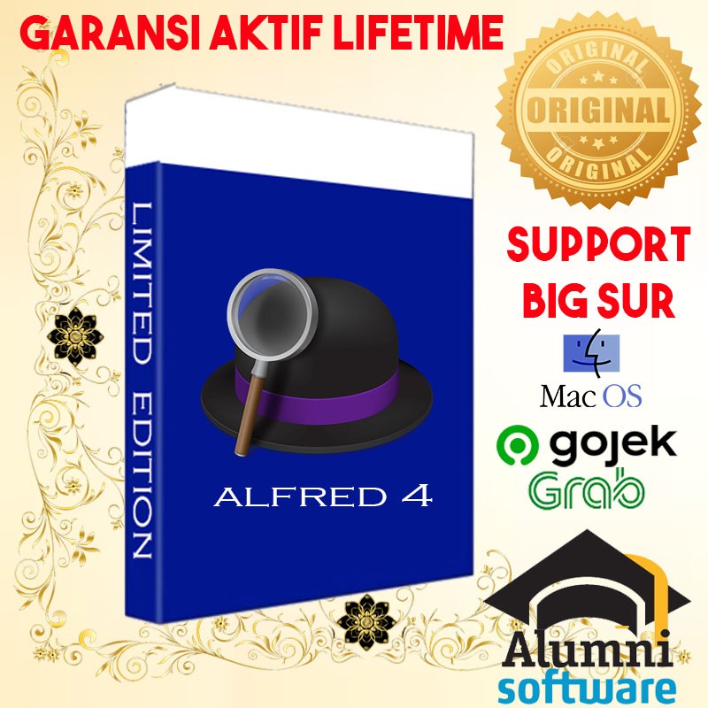 [FULL VERSION] Alfred 4 Mac BIG SUR Software - GARANSI AKTIVASI