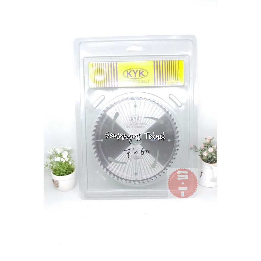 PISAU GERGAJI CIRCULAR SAW BLADE 7" X 60 T GIGI KYK