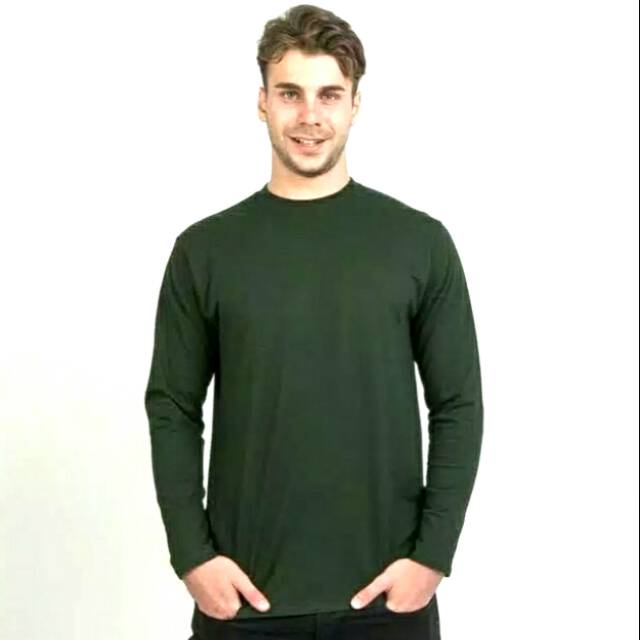 KAOS POLOS PRIA KATUN COMBED 30s LENGAN PANJANG WARNA KAOS POLOS PRIA KATUN COMBED 30s LENGAN PANJANG WARNA