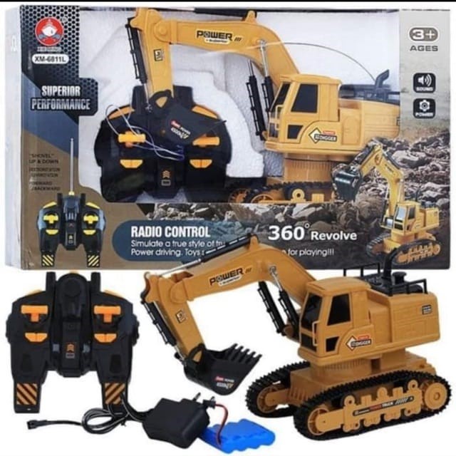 Mainan RC Excavator Besar Mainan Remote Control Alat Berat Beko Anak XM6811L