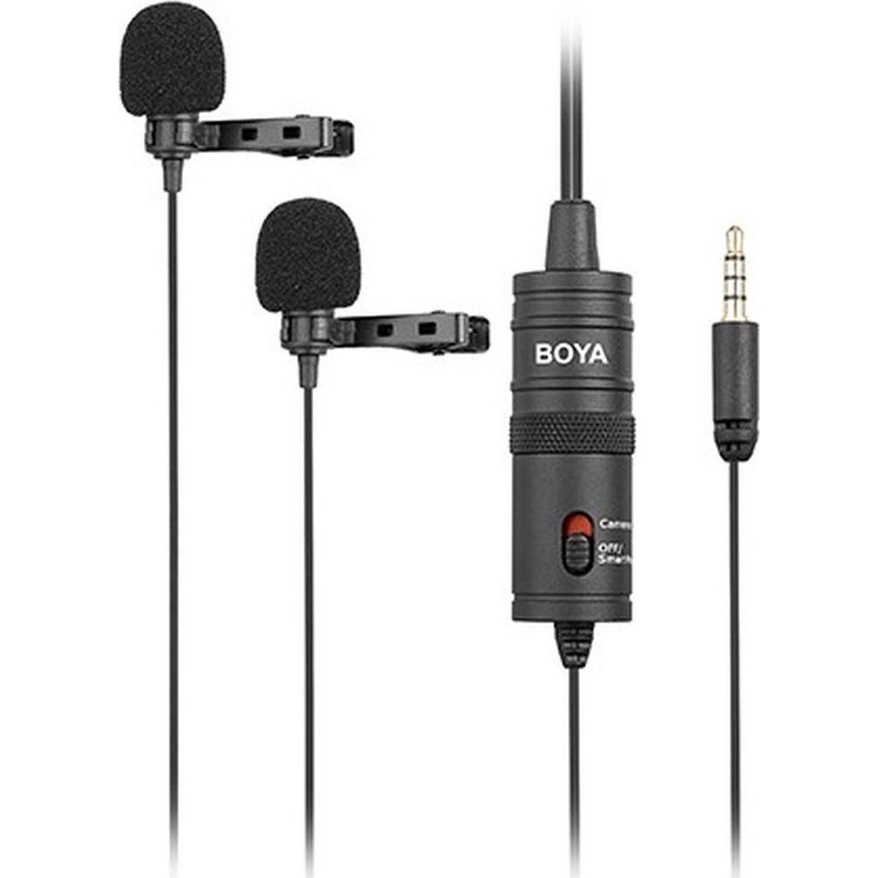 BOYA BY-M1 Pro Lavalier Microphone Micro For Smartphone Jack Aux 3.5mm Camera DSLR Video Aksesoris Handphone Hp GALLERYONE gallery one