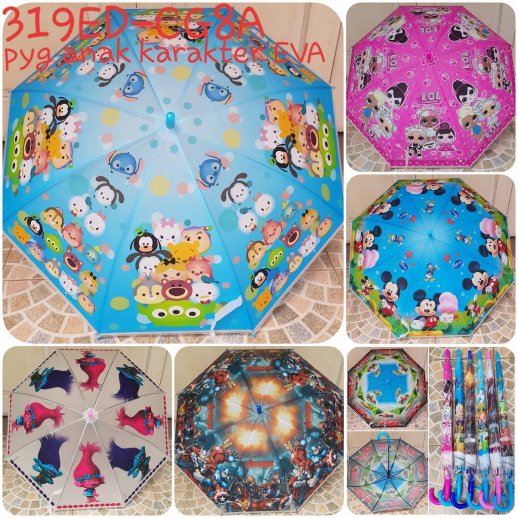 Payung Anak Full Print Pvc Murah