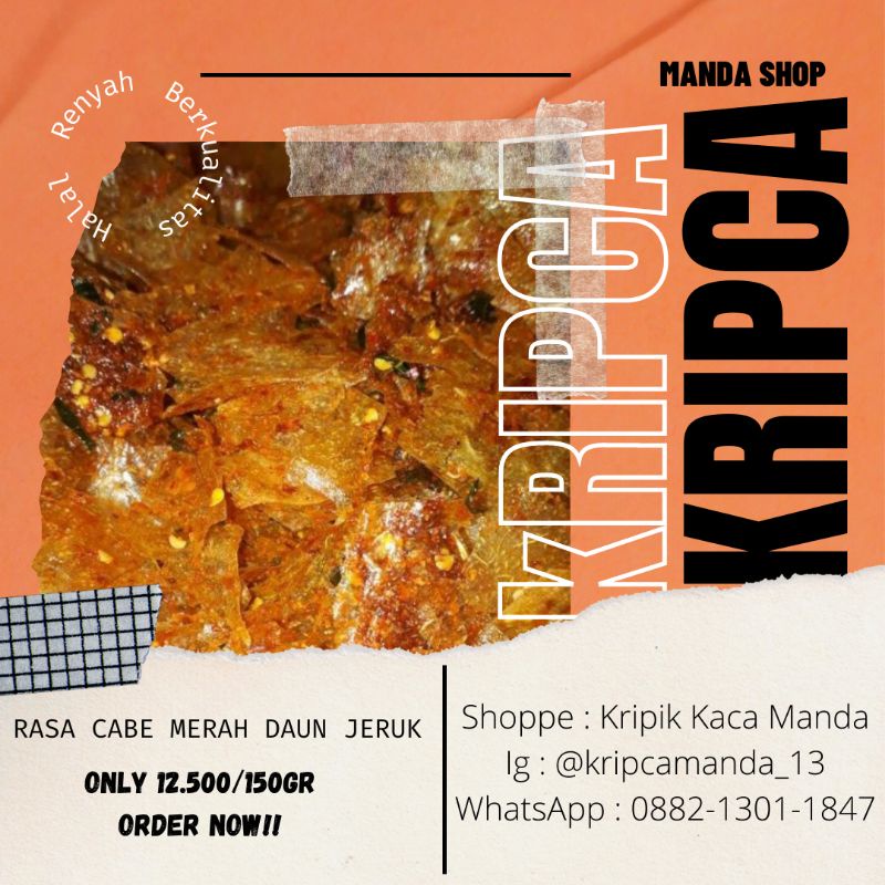 

Kripik Kaca Pedas