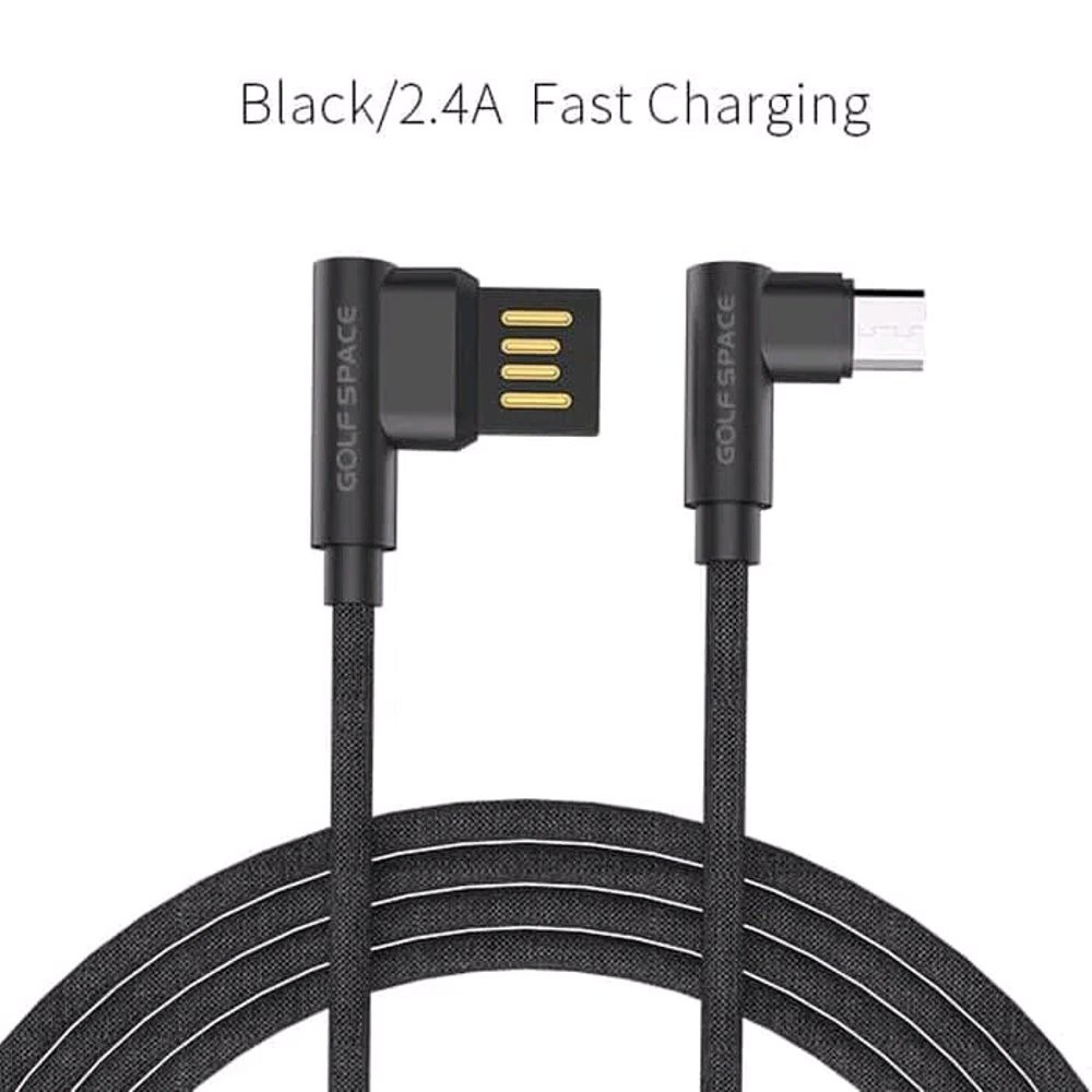 Kabel Micro USB L Shape Golf GC-48
