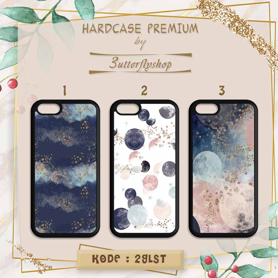 [HARDCASE] Galaxy star golden casing case Oppo Vivo Realme Redmi Xiaomi Samsung Iphone