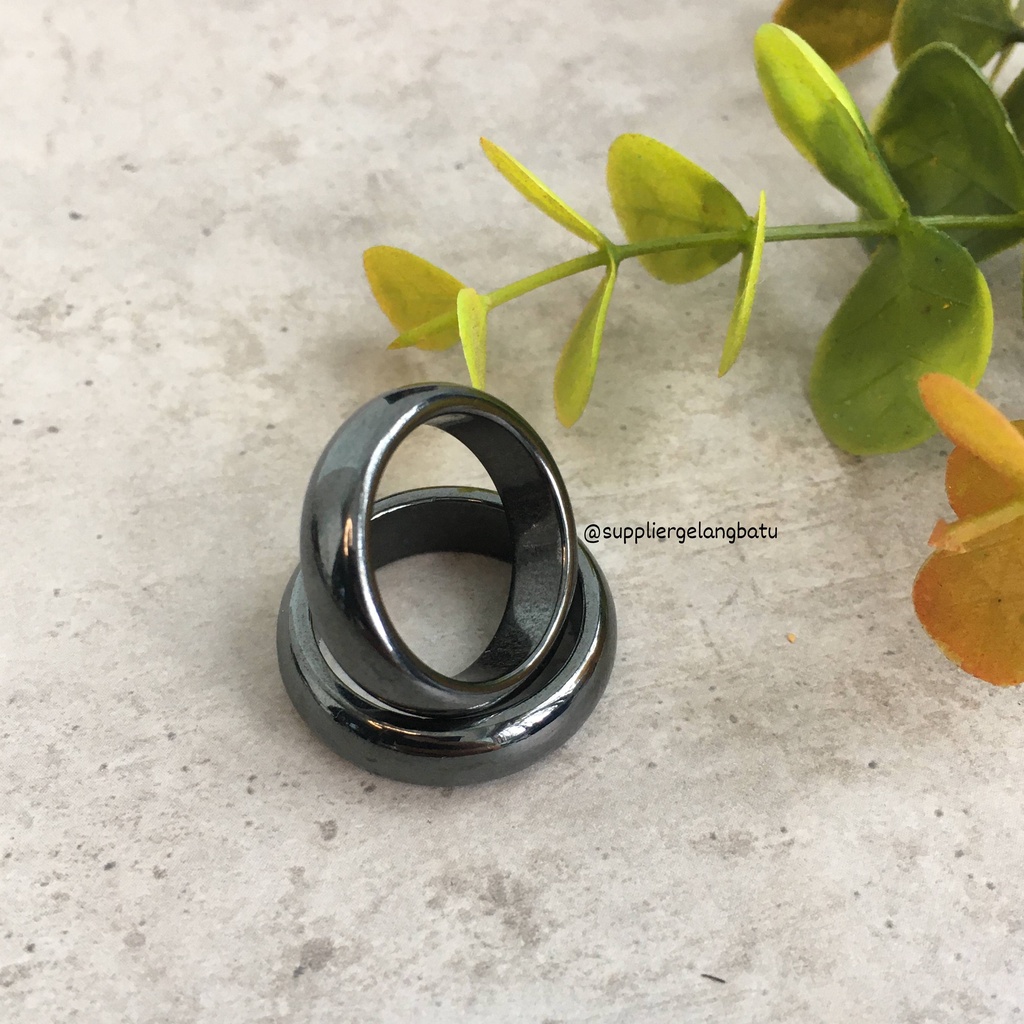 CINCIN KESEHATAN BATU HEMATITE MAGNET GARANSI ORIGINAL TERMURAH GROSIR