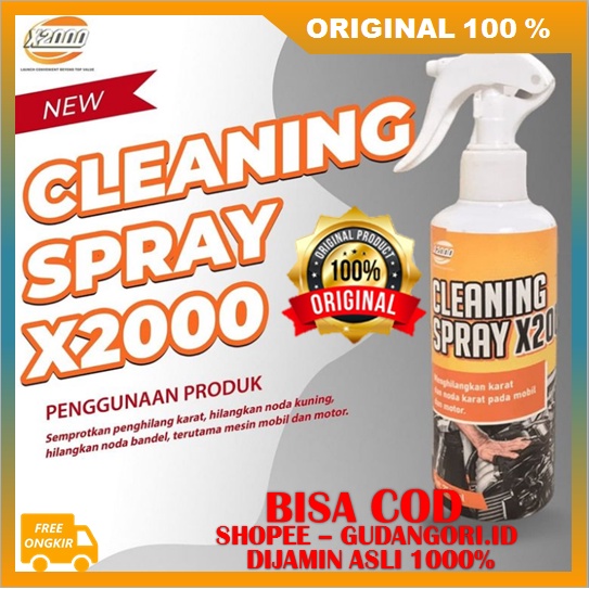 Cleaning Spray X2000 Spray Penghilang Noda Membandel ORIGINAL