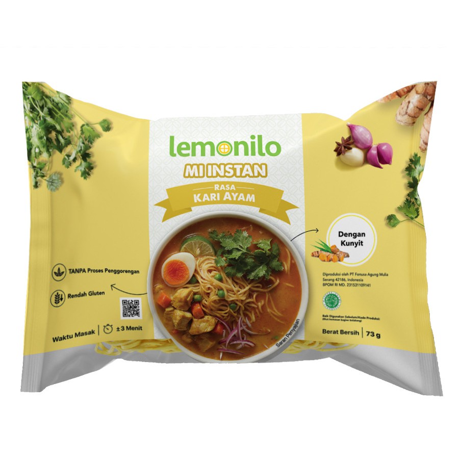 

Lemonilo Mie Instant Rasa Kari Ayam