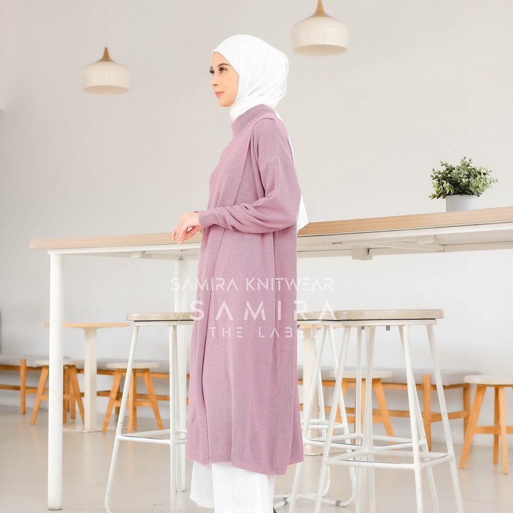 Magnolia - Split Dress Tunik Outer Rajut