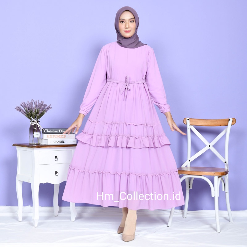 GAMIS CERUTY BEBYDOLL / DRESS ZAVINA MAXY / GAMIS  MALAYSIA / GAMIS MELAYU / GAMIS TERBARU 2022