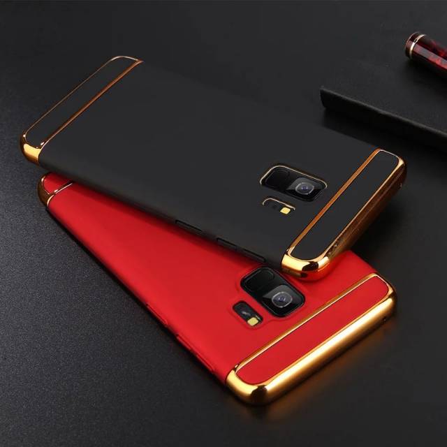 3 in 1 Case Samsung Galaxy S9 S9+ Plus S9Plus SamsungS9 SamsungS9Plus Hardcase Casing HP