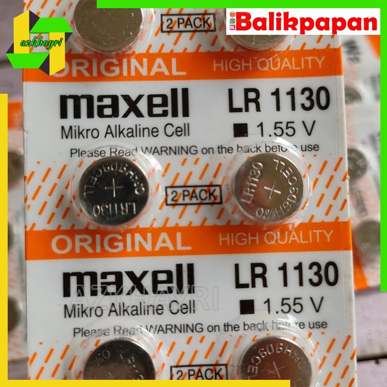 Baterai LR 1130 LR1130 Batre Battery Maxell AG10