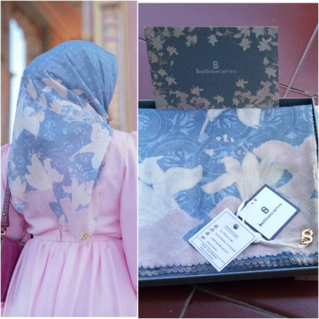 Buttonscarves Maharani in Blue