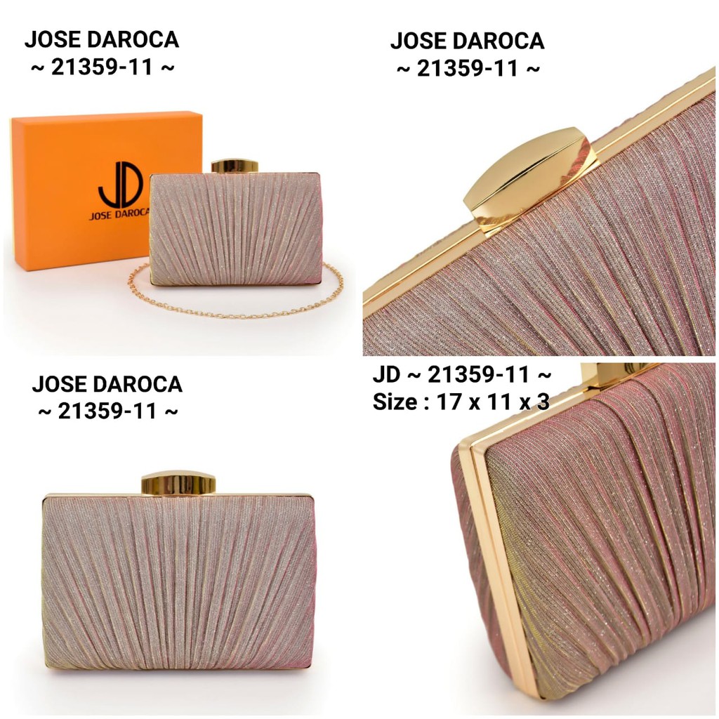 TAS CLUTCH PESTA JOSE DAROCA ~ 21359-11 ~ ORIGINAL