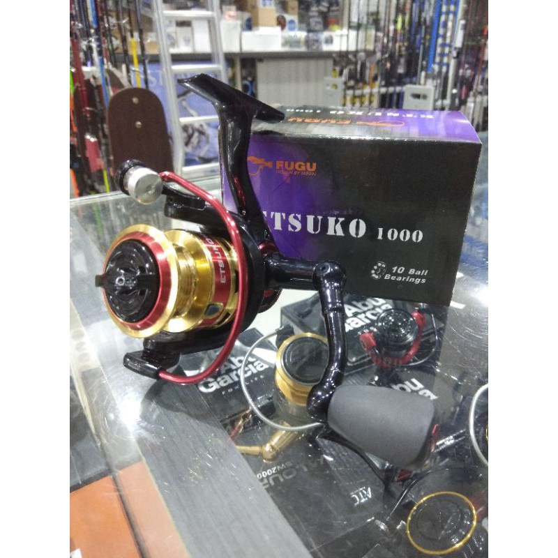 REEL FUGU ETSUKO. Katrol Pancing Udang, kolam, sungai, galatama. Reel Spinning.