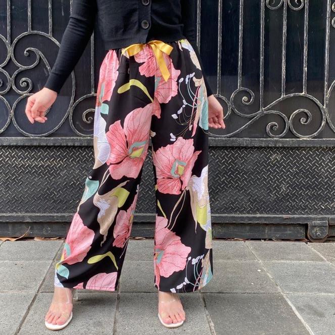 ☋ Stella Pants - Celana Kulot Import Homewear Katun Adem PART 1 ☞