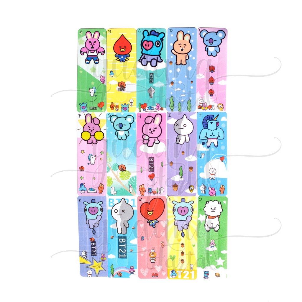 Big Bookmark Karakter Boyband Korea Pembatas Buku Bookmarks GH 315001