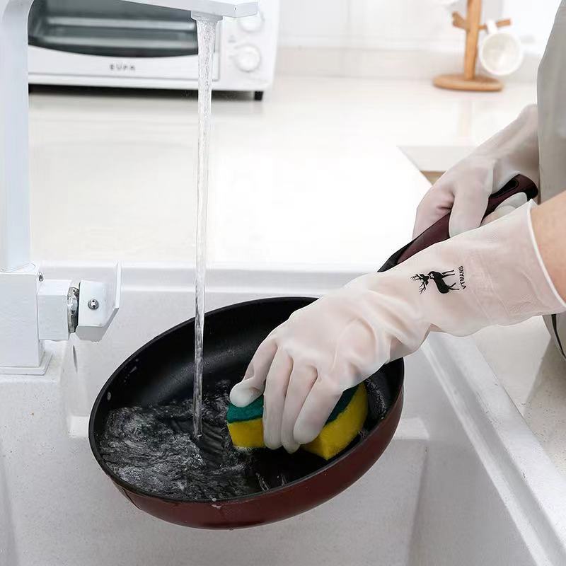 Sarung Tangan Cuci Piring Karet Anti Licin Multifungsi Cleaning Gloves