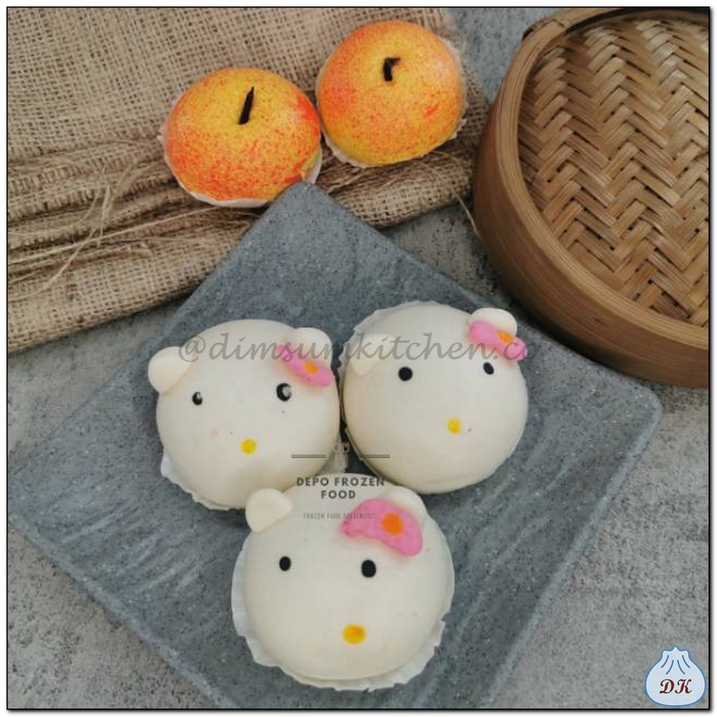 

Pao hello kitty cokelat | Bakpao hello kitty karakter | Frozen dimsum | dimsumkitchen.co