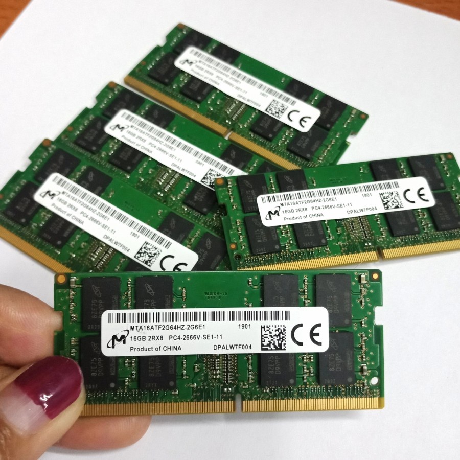 memory ram sodim laptop Mt-16gb pc4-2666v ddr4 sodimm/laptop khusus buat laptop