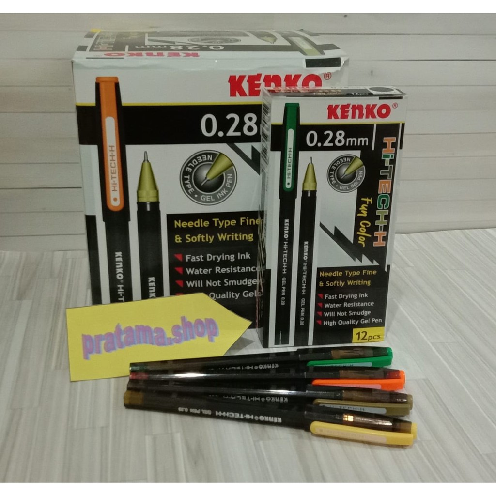 

PULPEN GEL HI-TECH-H FUN COLOR 0.28MM