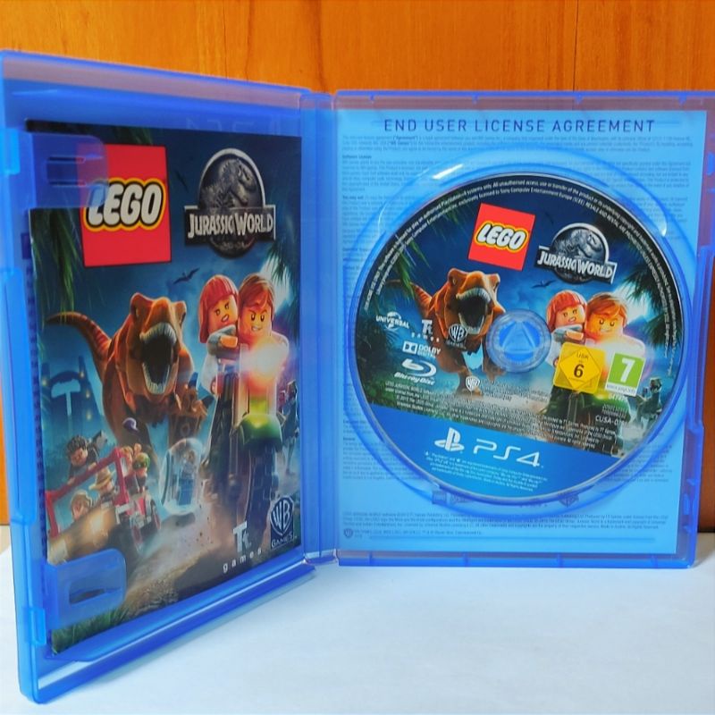 Lego Jurassic World PS4 Kaset Lego Jurassicworld Playstation PS 4 5 CD BD Game Games Jurasic Worlds dinosaurus dino lego avengers city undercover batman evolution super heroes mainan anak ps4 ps5 original asli ori