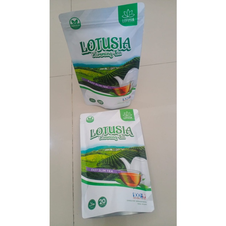 

Teh Herbal Diet Detox Pelangsing Badan Aman Murah Lotusia Slimming Tea BPOM