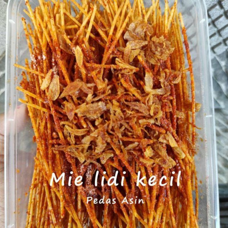 

Mie lidi pedas/asin daun jeruk 200gram