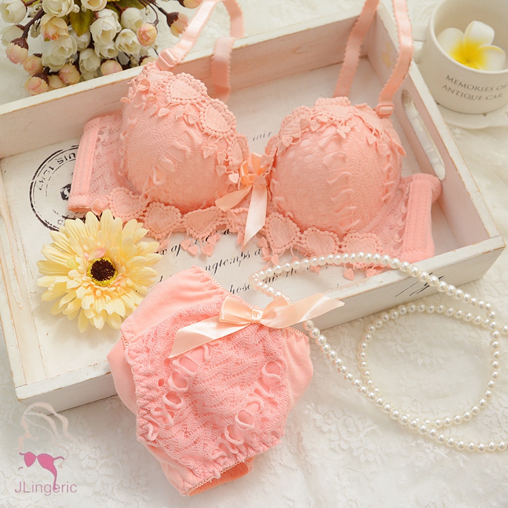 hot deals bra set / set bra / bh set wanita seksi bh setelan wanita dan celana dalam wanita /push up