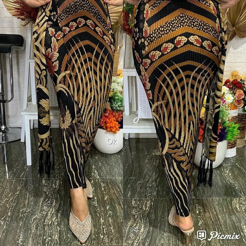 Kamen Plisket Set Selendang | BY CREATIVE