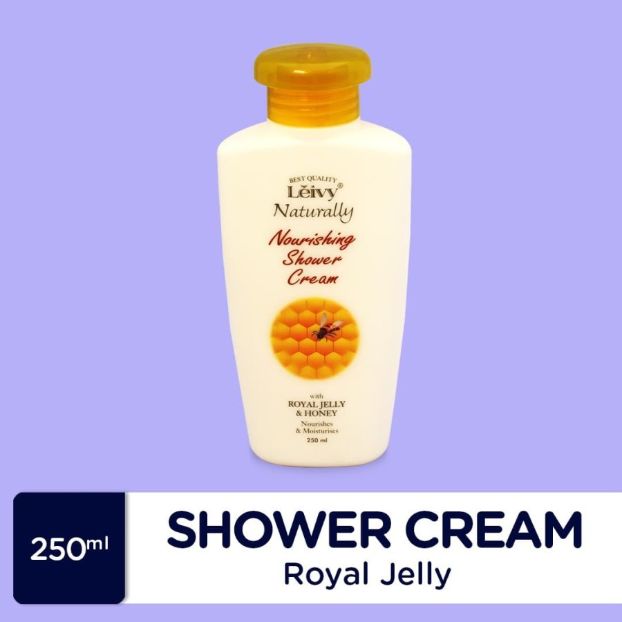 Leivy Shower Cream Royal Jelly &amp; Honey Sabun Mandi Cair