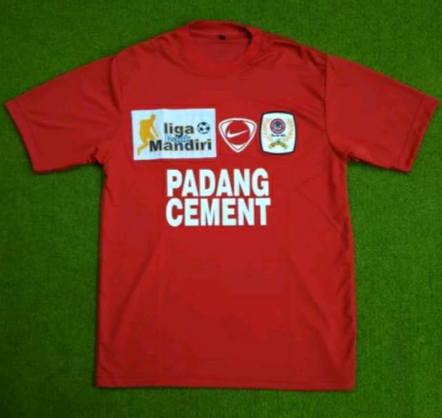 Jersey Semen Padang FC Home 2002 Liga Bank Mandiri Merah Retro Grade Ori Lokal