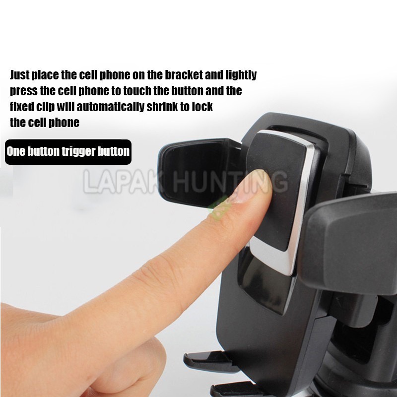 Car Holder Stand Hp Folding Universal Kaca /  Phone Mobil