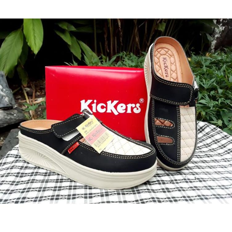 LANGSUNG KIRIM.. SANDAL SEPATU WEDGES ST / SENDAL WEDGES KICKERS TERBARU / SENDAL WANITA / SANDAL WA
