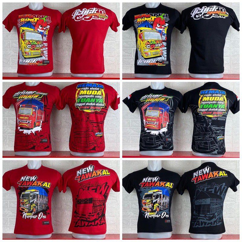 KAOS TRUK DRIVER MUDA TRUK CABE VIRAL