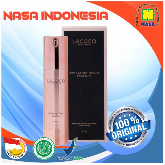 LACOCO Hydrating Divine Essence HDE Asli NASA - Mencerahkan, Melembapkan & Memutihkan Kulit
