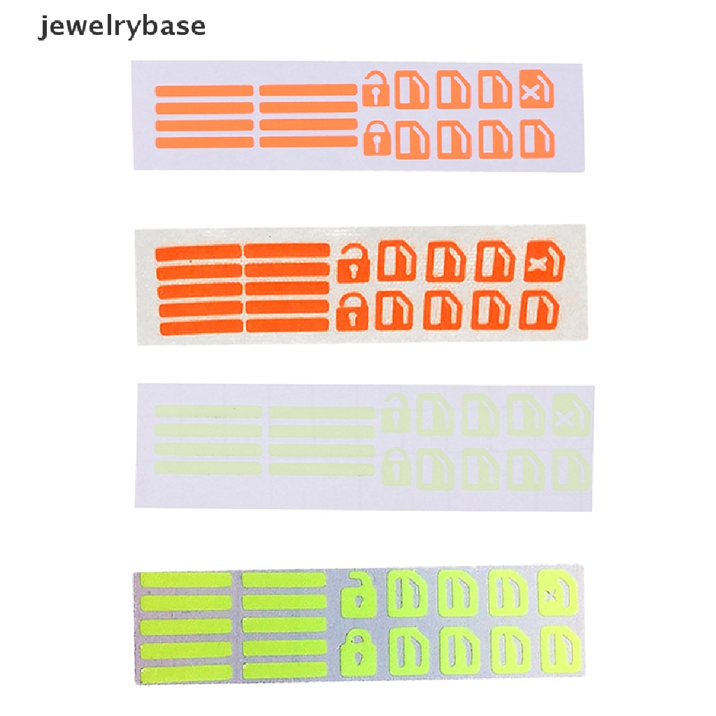 (jewelrybase) Stiker Luminous Untuk Tombol Power Window Mobil