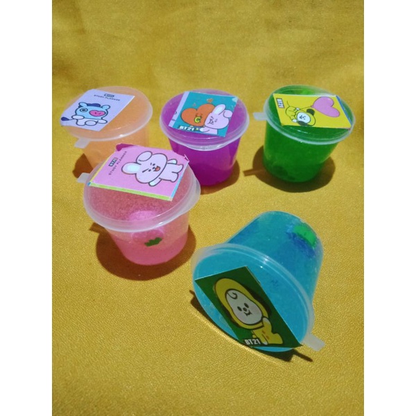 SLIME BTS MINI WARNA WARNI SLIME BTS MURAH