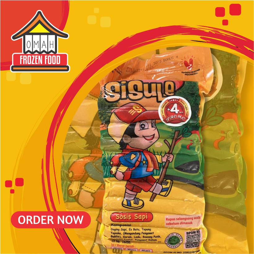 

Sisule Sosis Ayam / Sapi isi 34 (NON COD DILUAR KOTA JATENG)