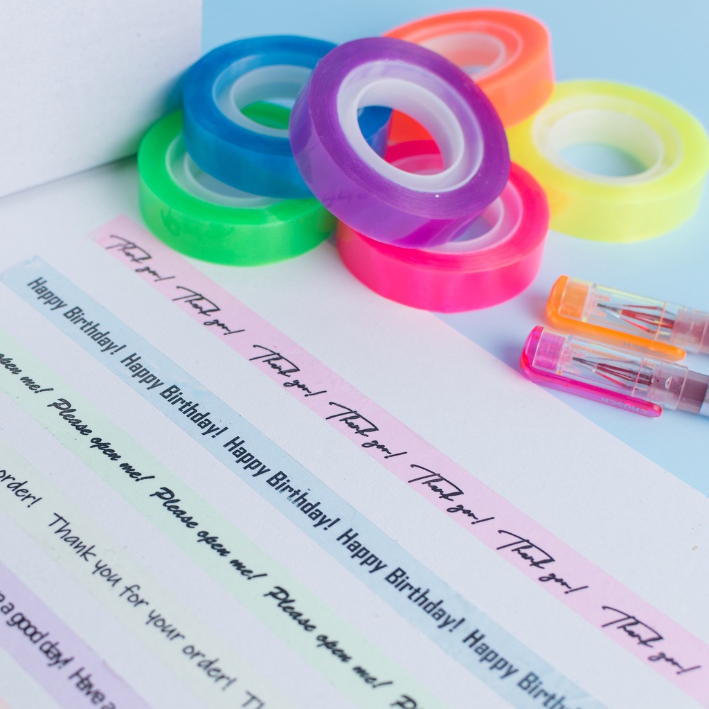 

Cello Tape Colored Isolasi Warna Kecil