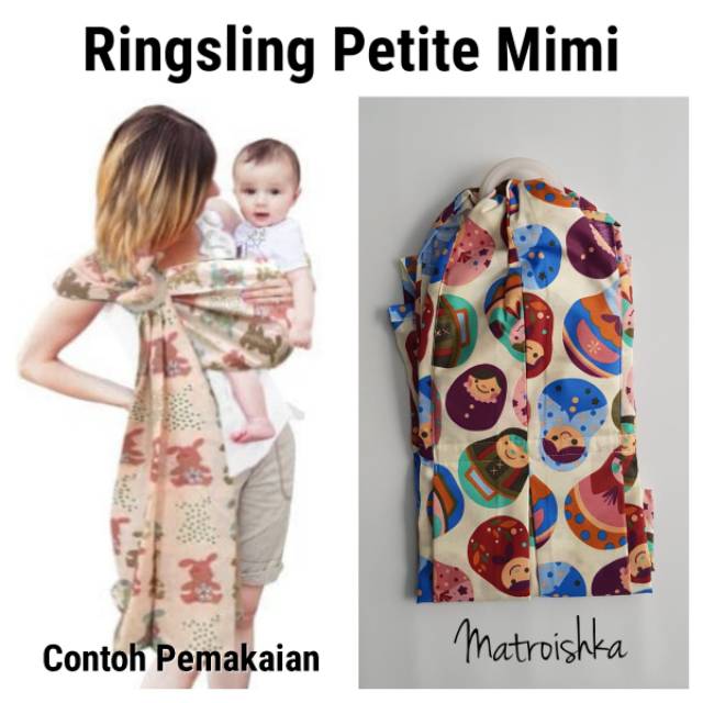 Gendongan Bayi Ring sling Petite Mimi