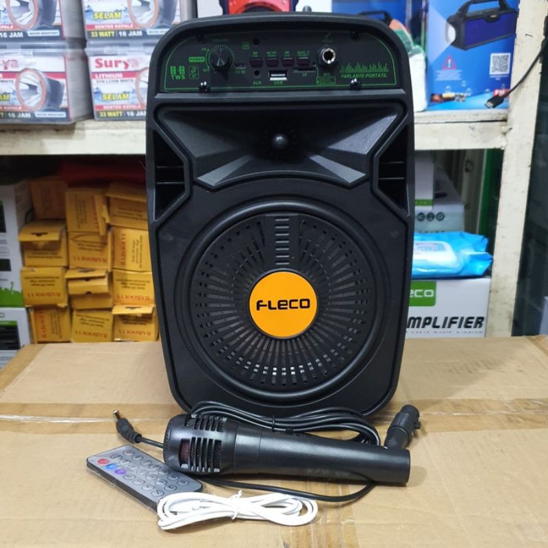 Speaker super bass Speaker Bluetooth Fleco F 6615 BT + Mic