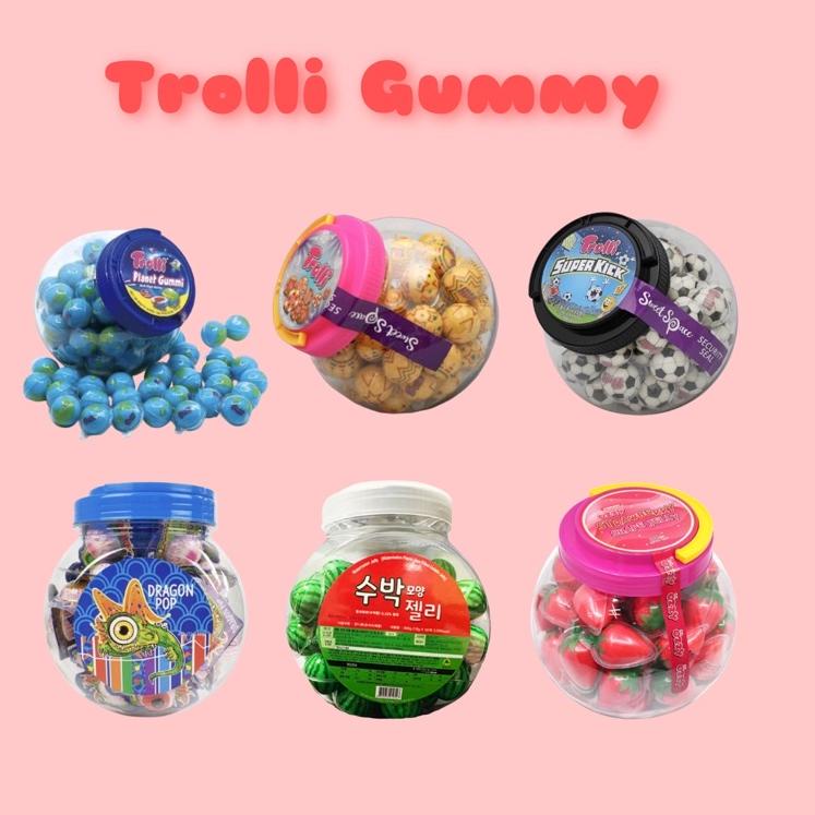 

B0S [1pcs] Trolli Planet Gummy / Dragon Pop / Super Kick / Stella Ball Made In Korea → ｀