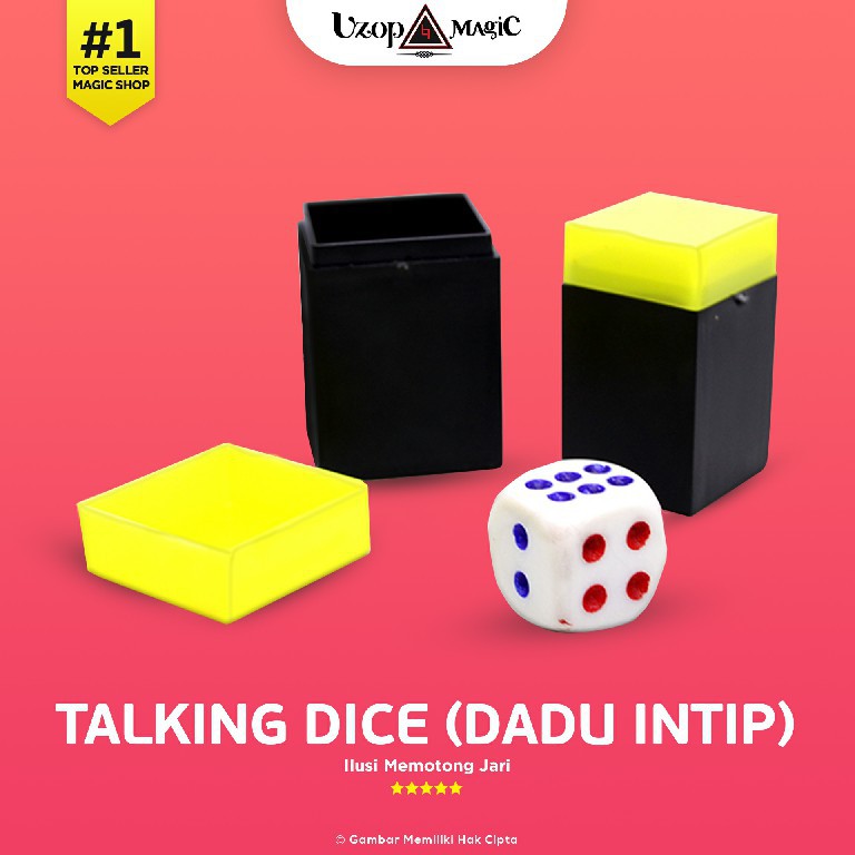 Jual Alat Sulap Dadu Intip Talking Dice Uzop Magicshop Sulap Pemula Mainan Shopee Indonesia