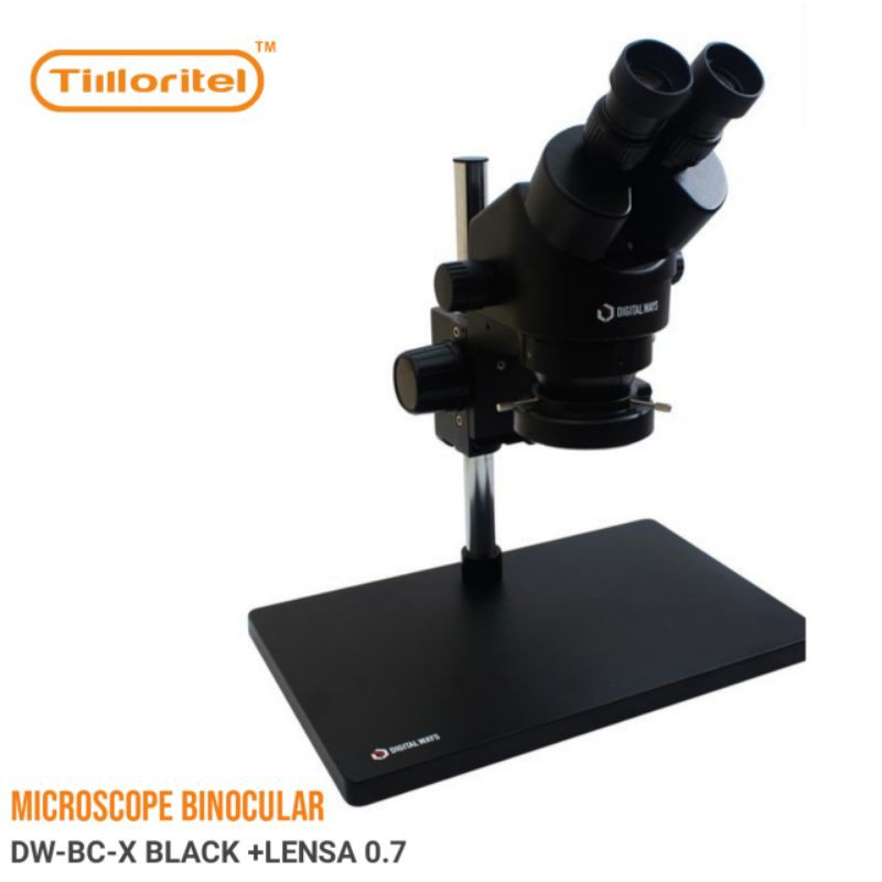 MICROSCOPE BINOCULAR DW-BC-X BLACK BONUS LENSA 0,7