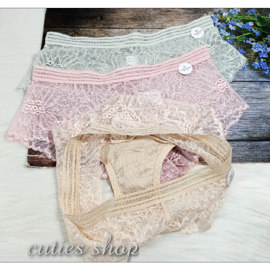 UNDIES WANITA DEWASA FULL TRANSPARANT,LOW WAIST